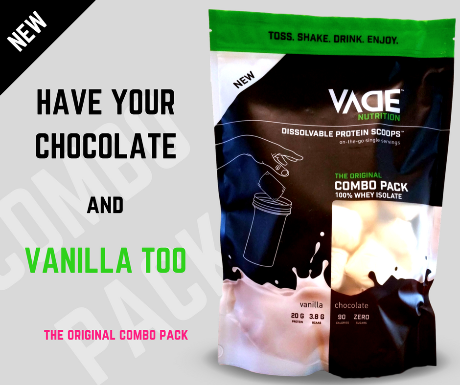 100% WHEY ISOLATE PROTEIN CHOCOLATE MILKSHAKE TRAVEL PACKS – VADE Nutrition