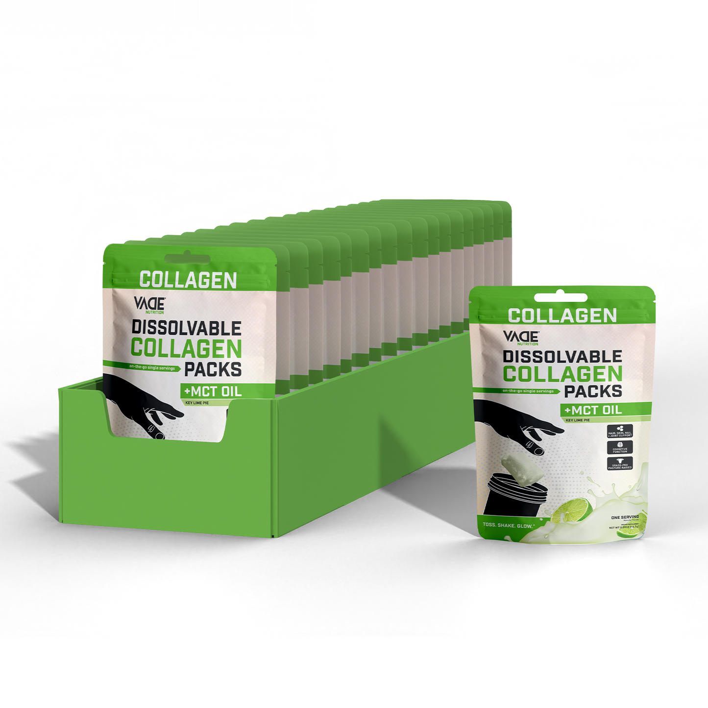 COLLAGEN + MCT OIL KEY LIME PIE TRAVEL PACKS