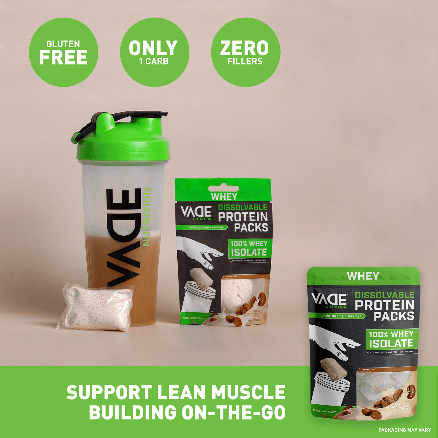 100% WHEY ISOLATE PROTEIN CAPPUCCINO