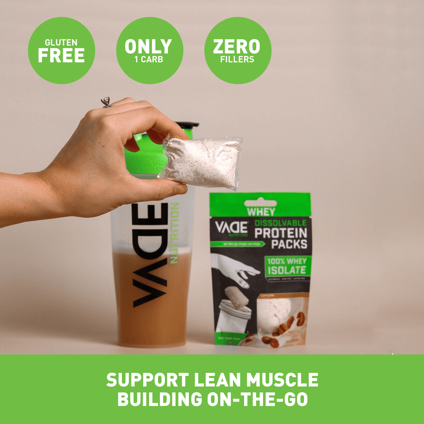 100% WHEY ISOLATE PROTEIN CAPPUCCINO