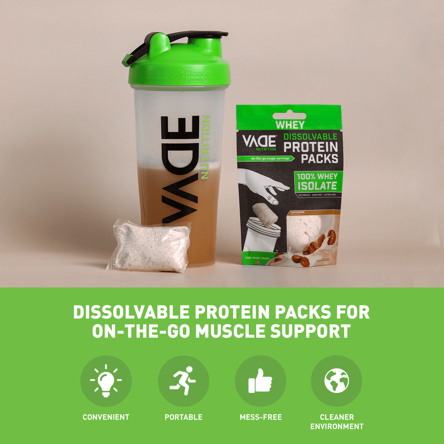 100% WHEY ISOLATE PROTEIN CAPPUCCINO