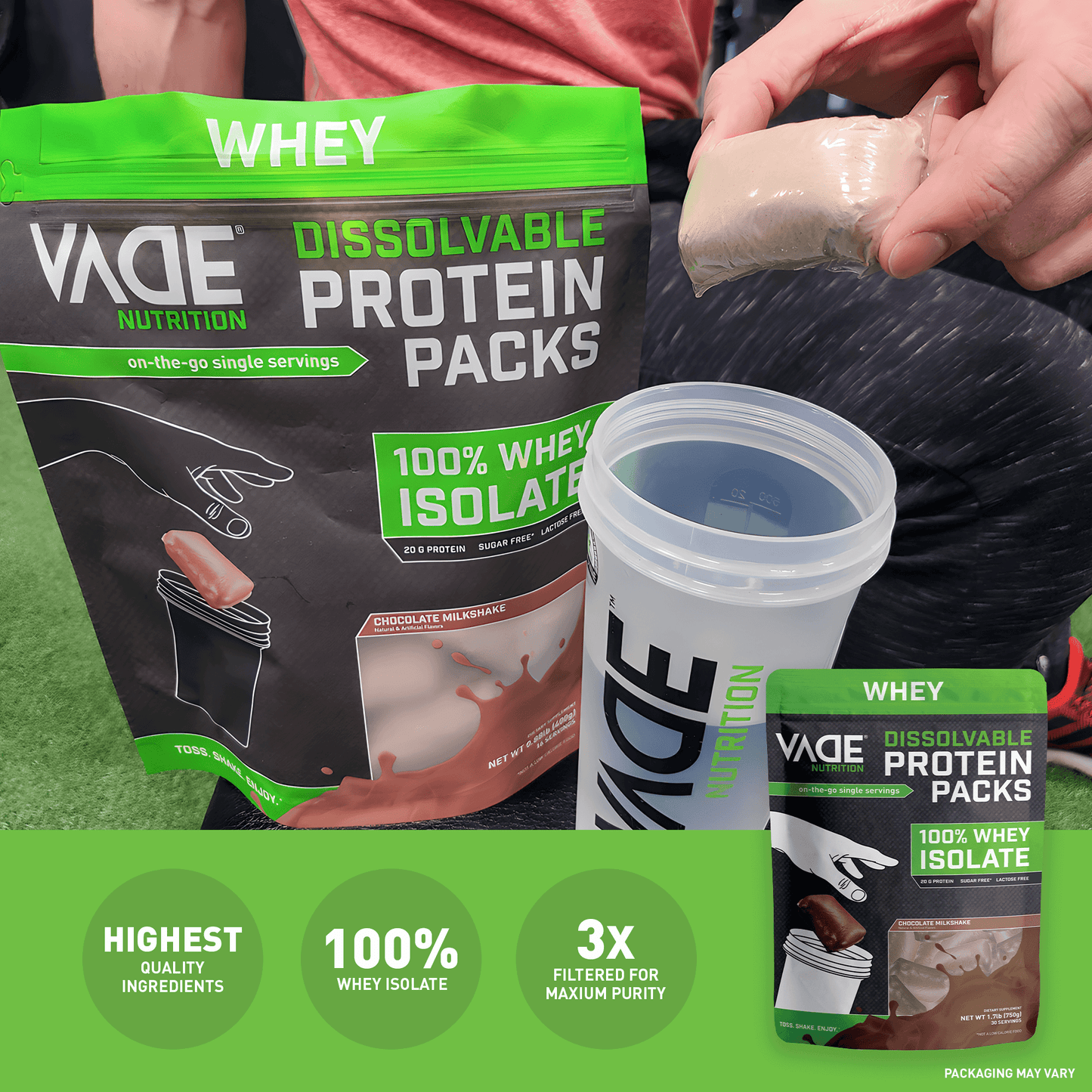 100% WHEY ISOLATE PROTEIN CHOCOLATE MILKSHAKE