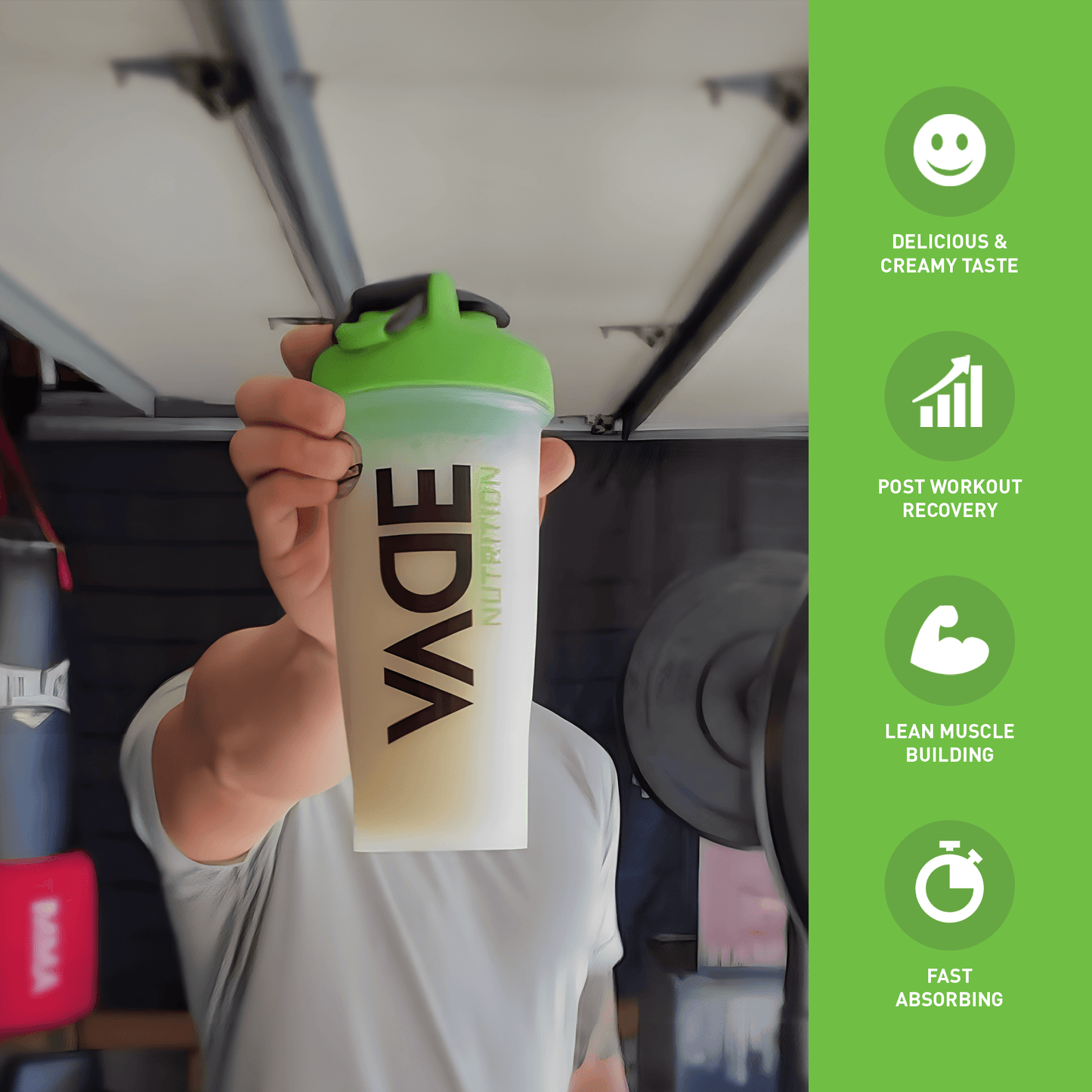 100% WHEY ISOLATE PROTEIN VANILLA MILKSHAKE