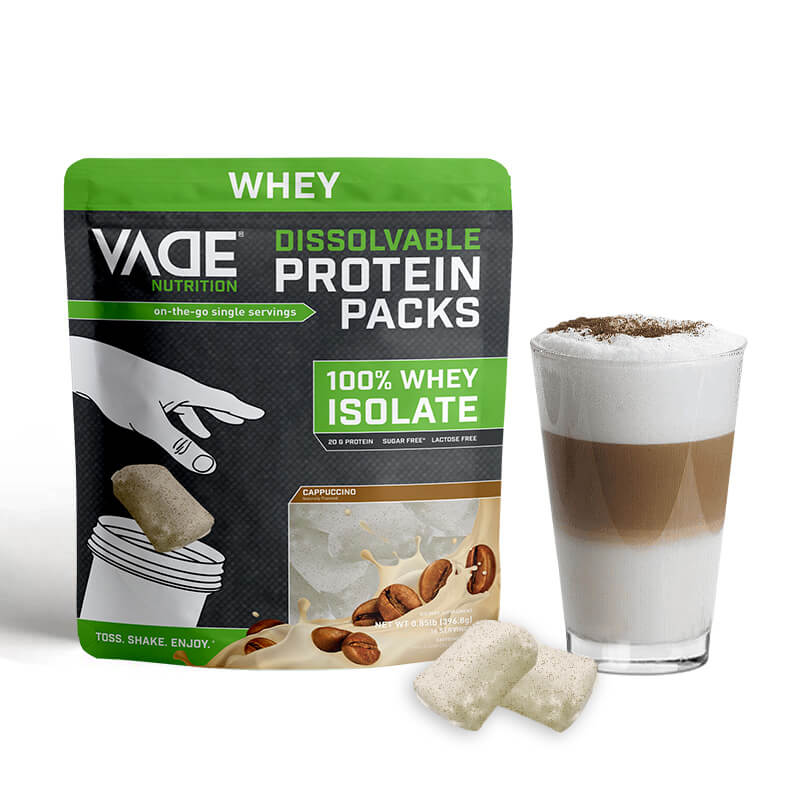 100% WHEY ISOLATE PROTEIN CAPPUCCINO