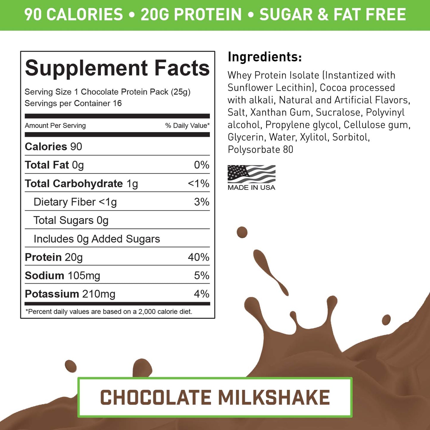 100% WHEY ISOLATE PROTEIN