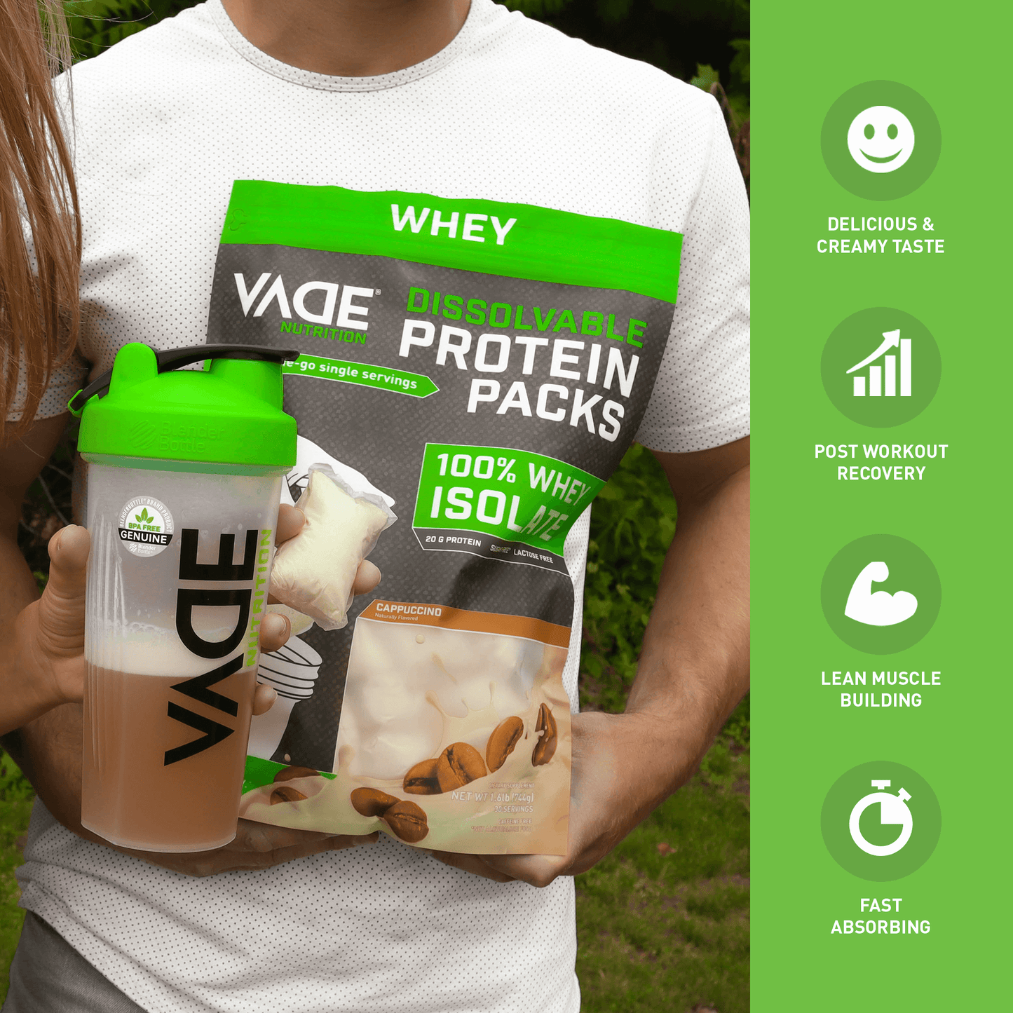 100% WHEY ISOLATE PROTEIN CAPPUCCINO