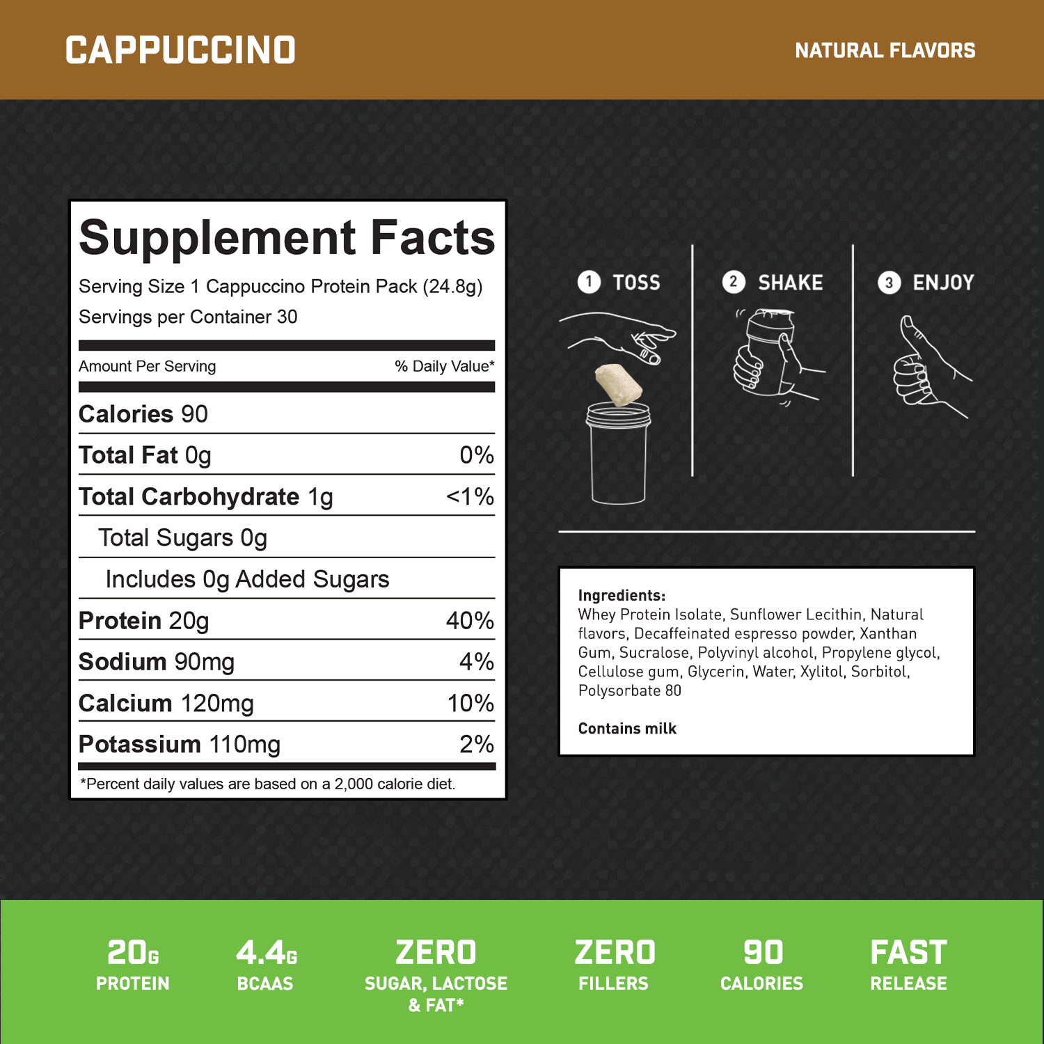 CAPPUCCINO 30 Servings