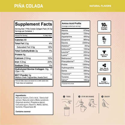 PIÑA COLADA 1 Serving