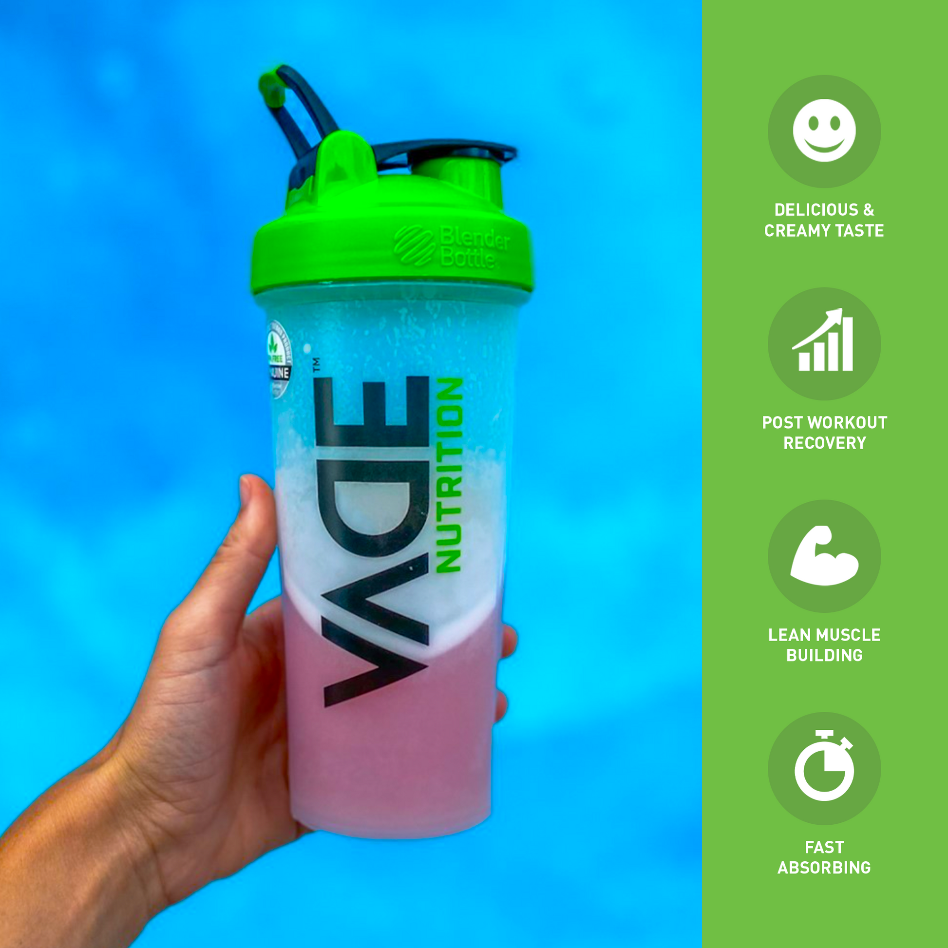 Vade Protein & Pre Workout Packs Whey Protein Cappuccino