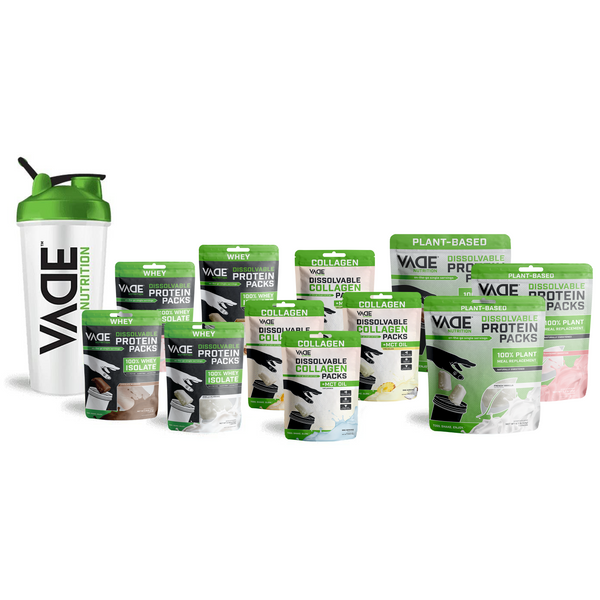 Vade Nutrition, Dissolvable Protein Packs, 100% Whey Isolate, Cappuccino