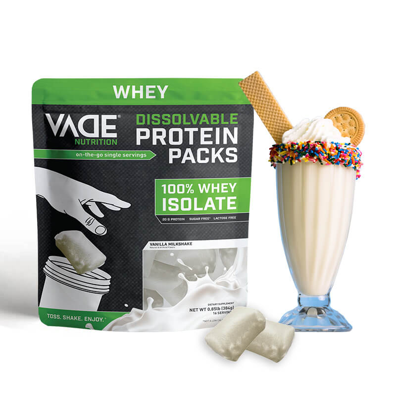 VADE Nutrition 100% Whey Isolate Protein – JackedPack